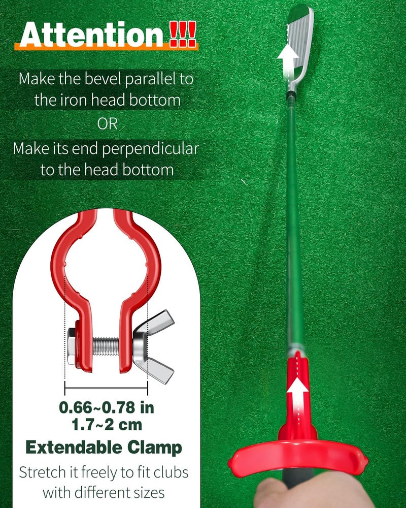 GreenHaven Golf Training Wrist Hinge Golf Swing Training Aid Swing Correcting Trainer Tool for Golfers Beginners Arm Elbow Posture Teaching Accessory for Golf Club Practice - Image 3